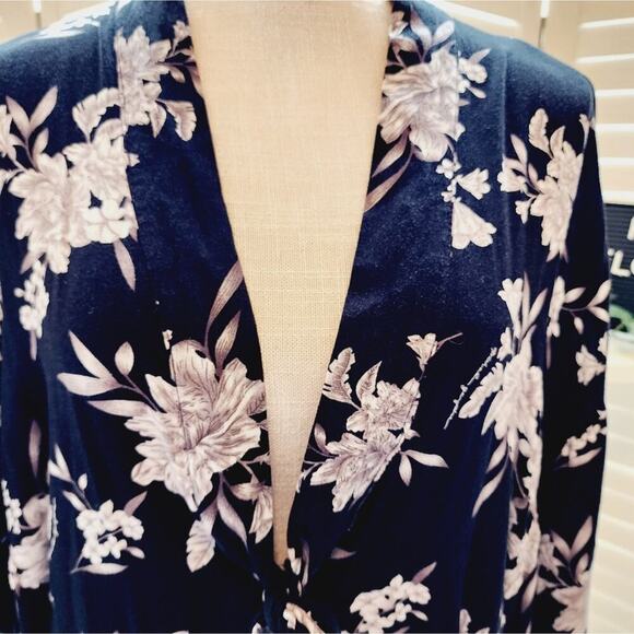 SPIRITUAL GANGSTER OPEN FRONT FLORAL DUSTER ONE SIZE - Picture 6 of 8